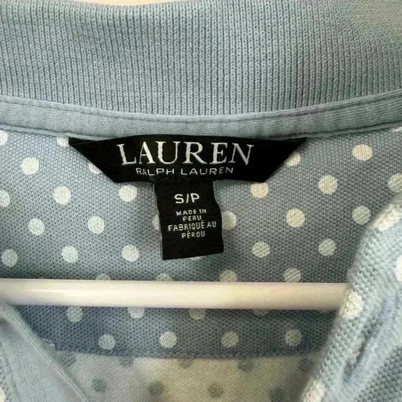 Ralph Lauren Polka Dotted Patchwork Styled Top - Picture 2 of 5